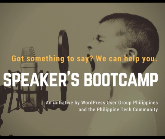 Speaker Bootcamp (organizer/facilitator)